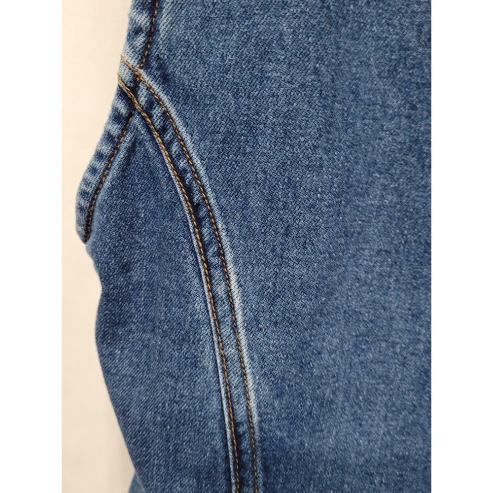 Poetic License Women's Vintage Denim Vest Size L Embellished Button Southwestern - Picture 5 of 15